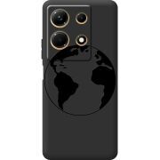 Черный чехол BoxFace Infinix Note 30 4G Earth