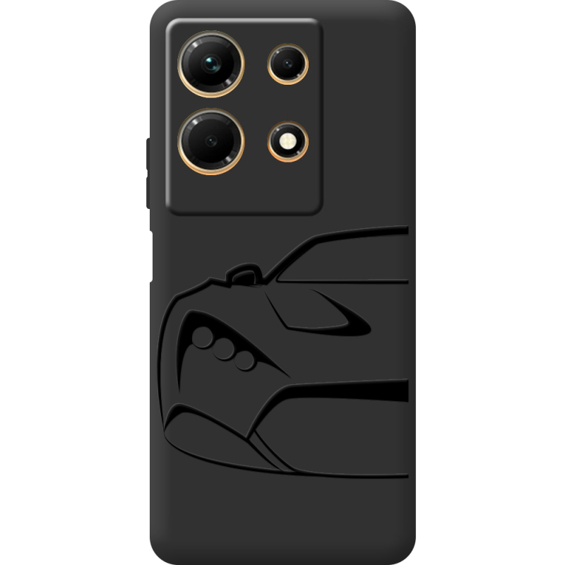 Черный чехол BoxFace Infinix Note 30 4G Sportcar