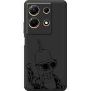 Черный чехол BoxFace Infinix Note 30 4G 