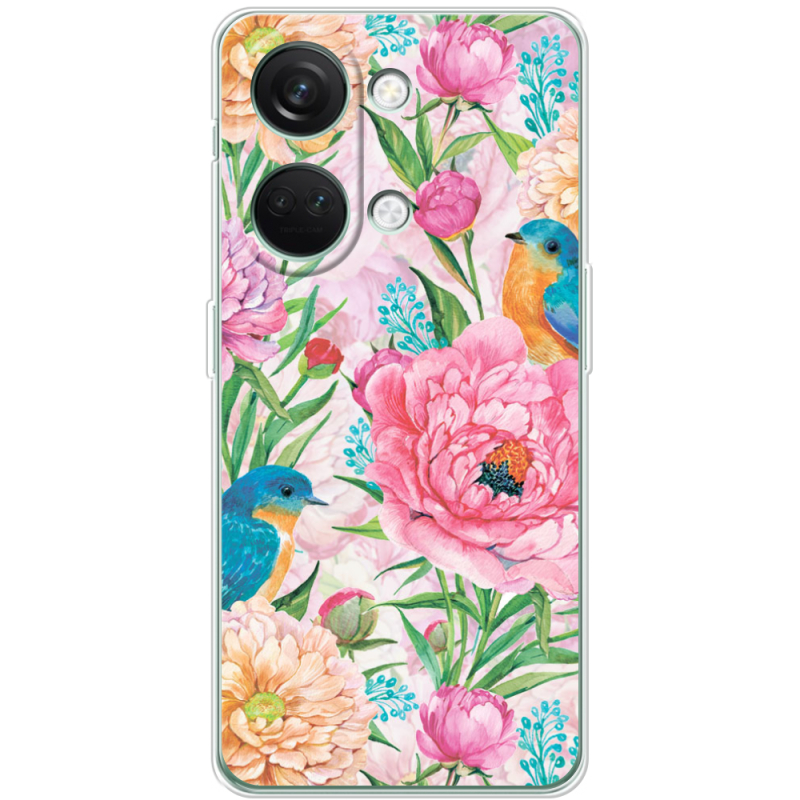 Чехол BoxFace OnePlus Nord 3 5G Birds in Flowers