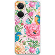 Чехол BoxFace OnePlus Nord 3 5G Birds in Flowers