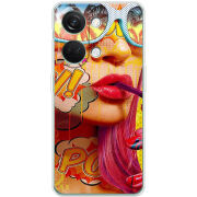 Чехол BoxFace OnePlus Nord 3 5G Yellow Girl Pop Art