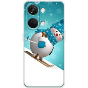 Чехол BoxFace OnePlus Nord 3 5G Skier Snowman