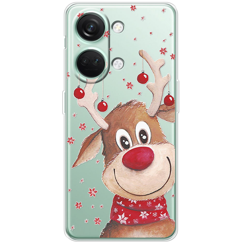 Прозрачный чехол BoxFace OnePlus Nord 3 5G Winter Deer