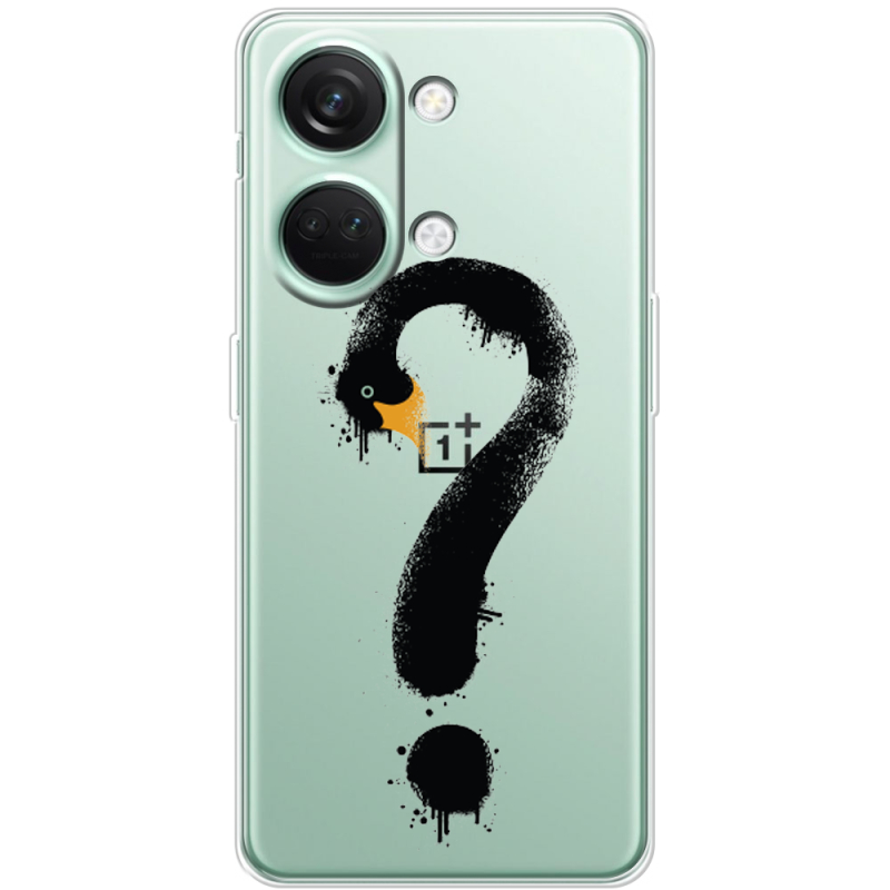 Прозрачный чехол BoxFace OnePlus Nord 3 5G Swan question