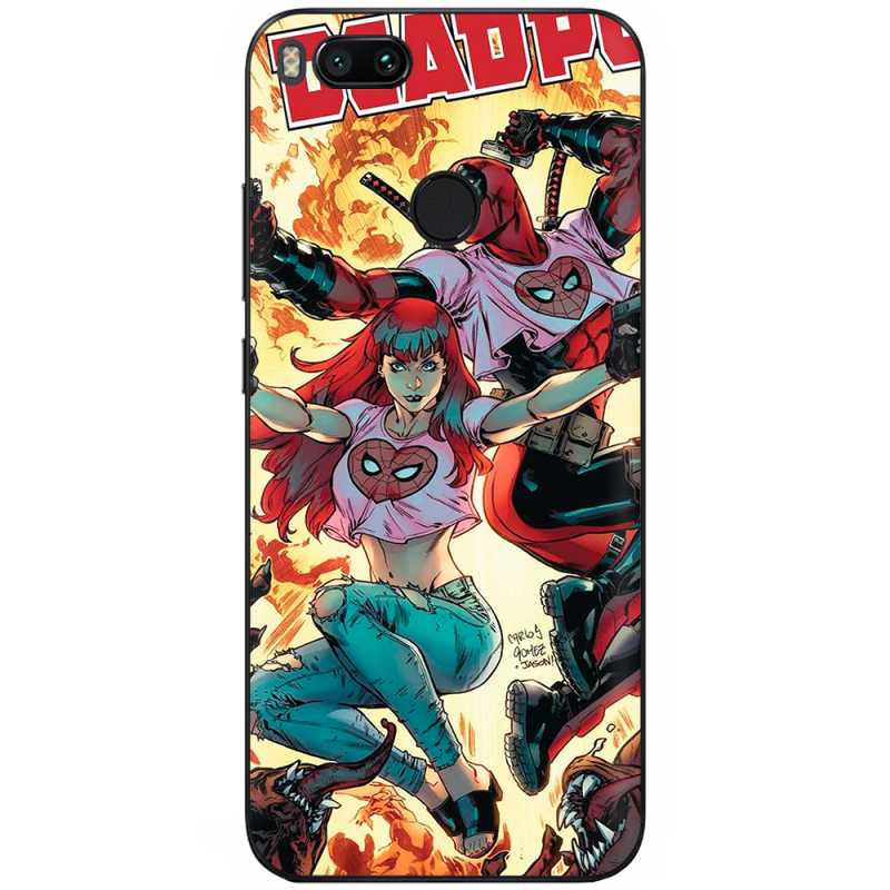 Чехол Uprint Xiaomi Mi5X / Mi A1 Deadpool and Mary Jane