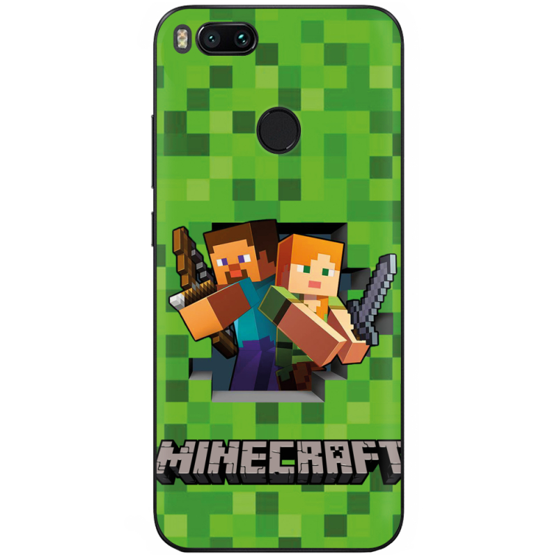 Чехол Uprint Xiaomi Mi5X / Mi A1 Майнкрафт Стів і Алекс
