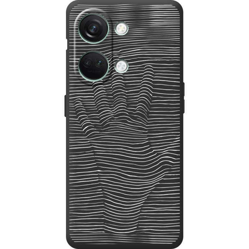 Черный чехол BoxFace OnePlus Nord 3 5G Optical Hand