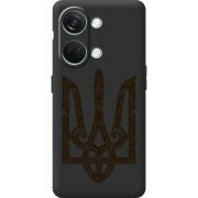 Черный чехол BoxFace OnePlus Nord 3 5G Ukrainian Trident