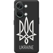 Черный чехол BoxFace OnePlus Nord 3 5G Тризуб монограмма ukraine