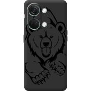 Черный чехол BoxFace OnePlus Nord 3 5G Grizzly Bear