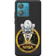 Черный чехол BoxFace Motorola Edge 40 Neo NASA Spaceship