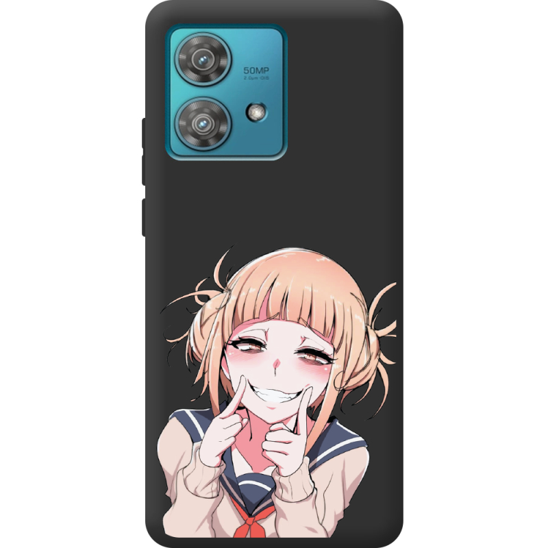 Черный чехол BoxFace Motorola Edge 40 Neo Himiko Toga Smile