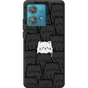 Черный чехол BoxFace Motorola Edge 40 Neo 