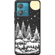 Черный чехол BoxFace Motorola Edge 40 Neo 