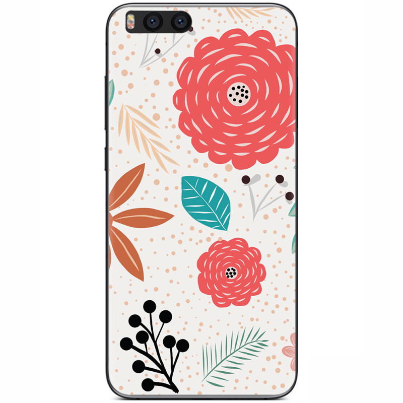Чехол Uprint Xiaomi Mi Note 3 Line Flowers