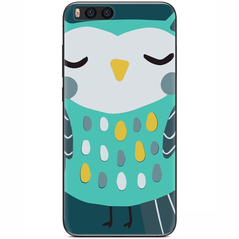 Чехол Uprint Xiaomi Mi Note 3 Green Owl