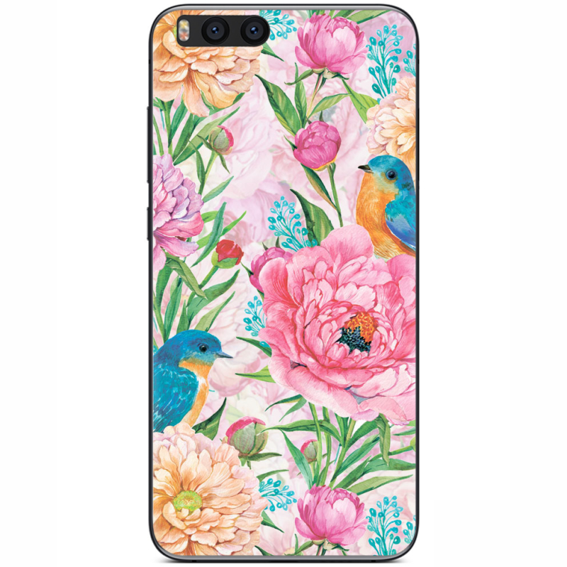 Чехол Uprint Xiaomi Mi Note 3 Birds in Flowers