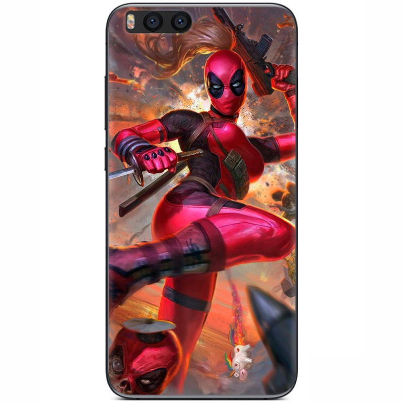 Чехол Uprint Xiaomi Mi Note 3 Woman Deadpool