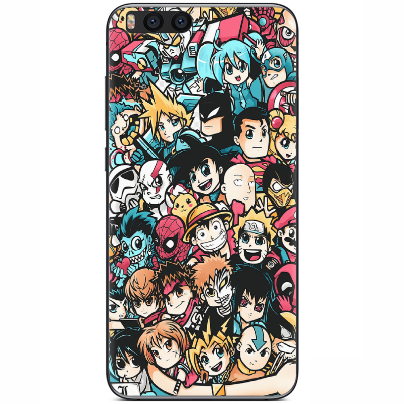 Чехол Uprint Xiaomi Mi Note 3 Anime Stickers