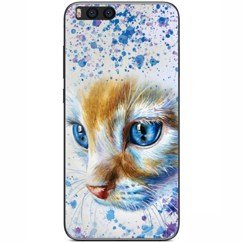 Чехол Uprint Xiaomi Mi Note 3 Голубоглазый Кот