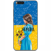 Чехол Uprint Xiaomi Mi Note 3 Україна дівчина з букетом