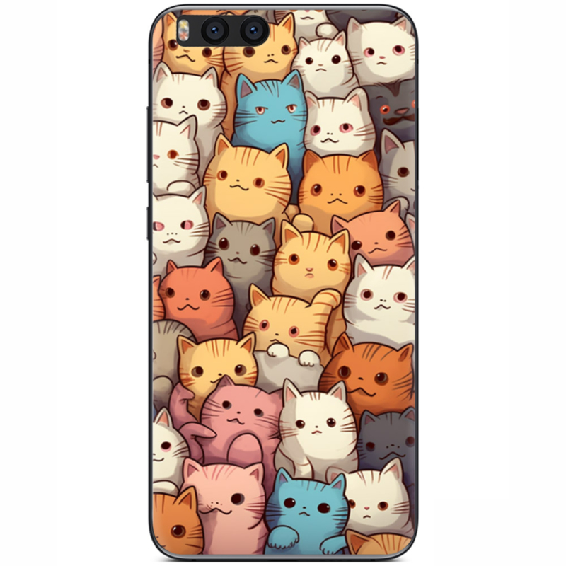 Чехол Uprint Xiaomi Mi Note 3 Котики муркотики