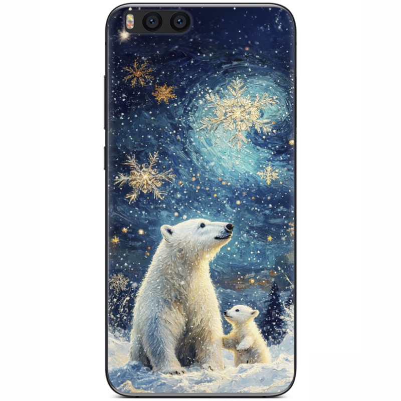 Чехол Uprint Xiaomi Mi Note 3 Північні ведмеді
