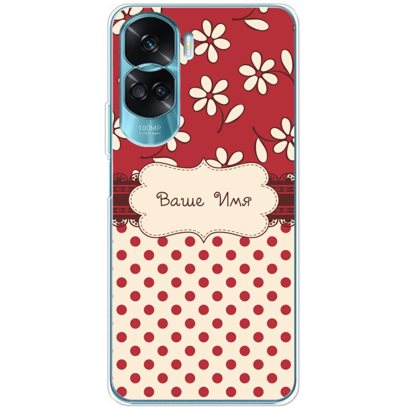 Чехол BoxFace Huawei Honor 90 Lite Именной Polka Dots