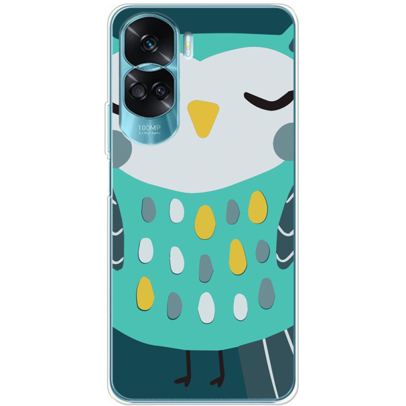 Чехол BoxFace Huawei Honor 90 Lite Green Owl