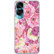 Чехол BoxFace Huawei Honor 90 Lite Pink Peonies