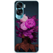 Чехол BoxFace Huawei Honor 90 Lite Exquisite Purple Flowers