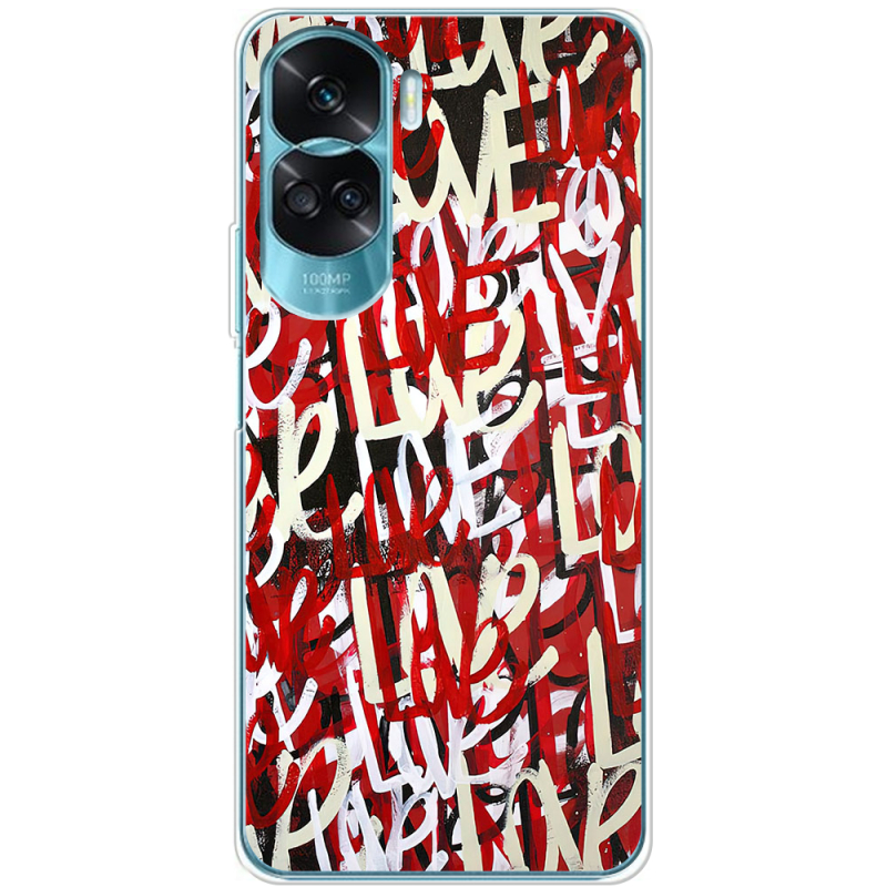 Чехол BoxFace Huawei Honor 90 Lite Love Graffiti