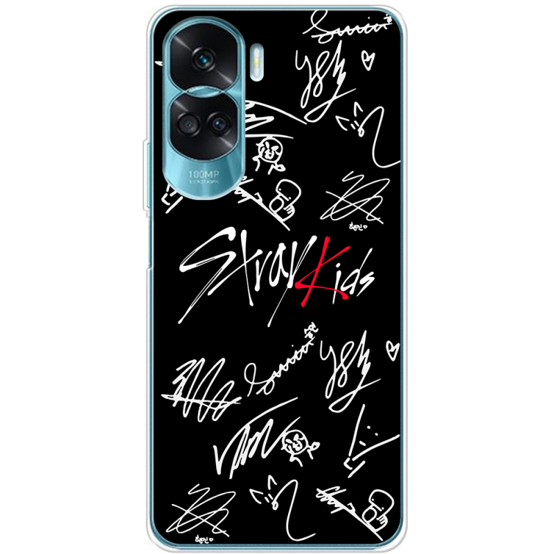 Чехол BoxFace Huawei Honor 90 Lite Stray Kids автограф