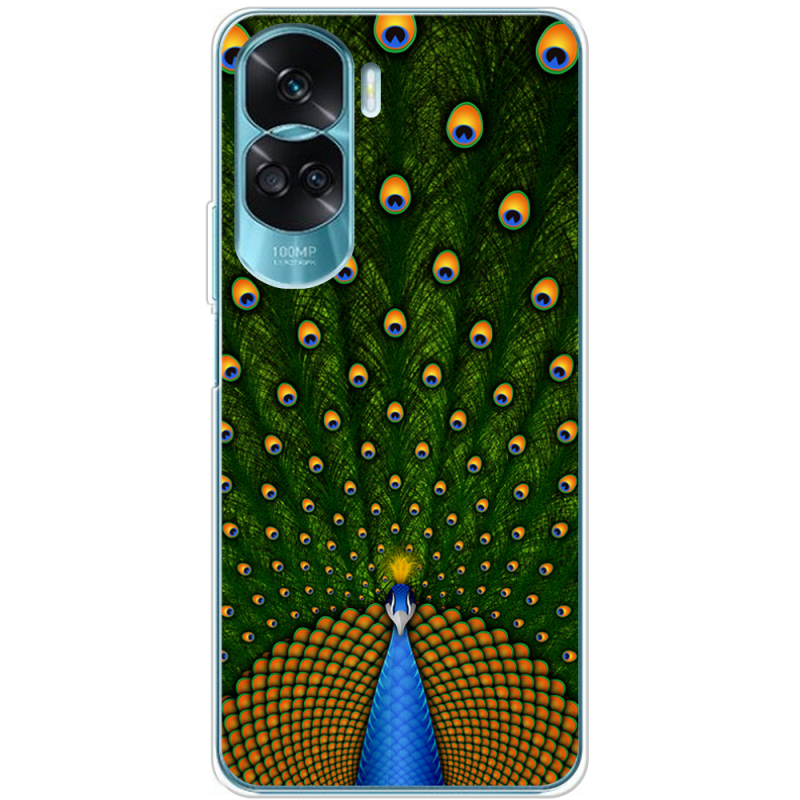 Чехол BoxFace Huawei Honor 90 Lite Peacocks Tail