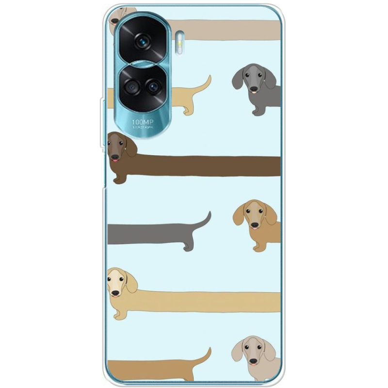 Чехол BoxFace Huawei Honor 90 Lite Dachshund