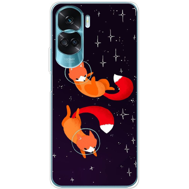 Чехол BoxFace Huawei Honor 90 Lite Fox-Astronauts