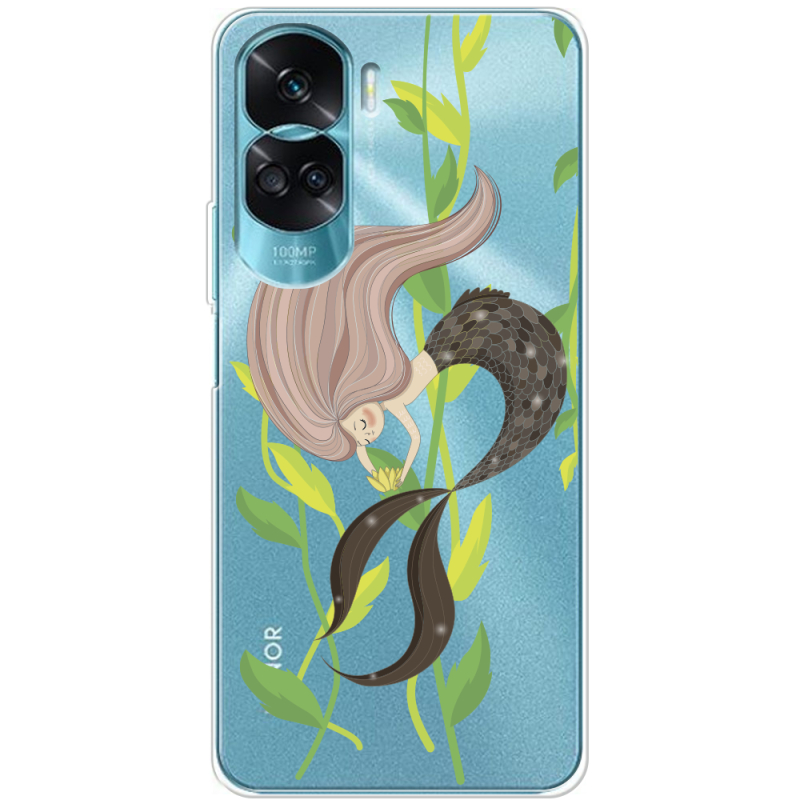 Прозрачный чехол BoxFace Huawei Honor 90 Lite Cute Mermaid