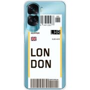 Прозрачный чехол BoxFace Huawei Honor 90 Lite Ticket London