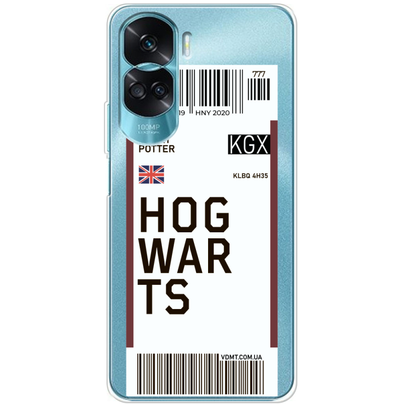 Прозрачный чехол BoxFace Huawei Honor 90 Lite Ticket Hogwarts