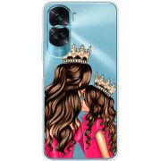 Прозрачный чехол BoxFace Huawei Honor 90 Lite Queen and Princess