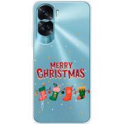 Прозрачный чехол BoxFace Huawei Honor 90 Lite Merry Christmas