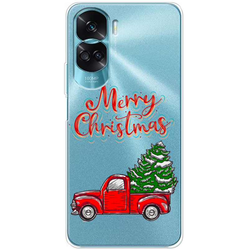 Прозрачный чехол BoxFace Huawei Honor 90 Lite Holiday Car