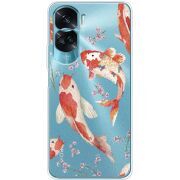 Прозрачный чехол BoxFace Huawei Honor 90 Lite Japanese Koi Fish