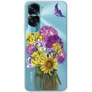 Прозрачный чехол BoxFace Huawei Honor 90 Lite My Bouquet