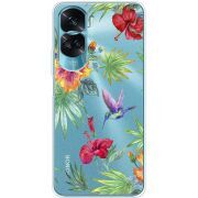 Прозрачный чехол BoxFace Huawei Honor 90 Lite Tropical