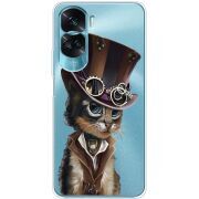 Прозрачный чехол BoxFace Huawei Honor 90 Lite Steampunk Cat