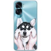 Прозрачный чехол BoxFace Huawei Honor 90 Lite Husky