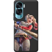 Черный чехол BoxFace Huawei Honor 90 Lite Happy Harley Quinn