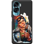 Черный чехол BoxFace Huawei Honor 90 Lite Tanker Girl